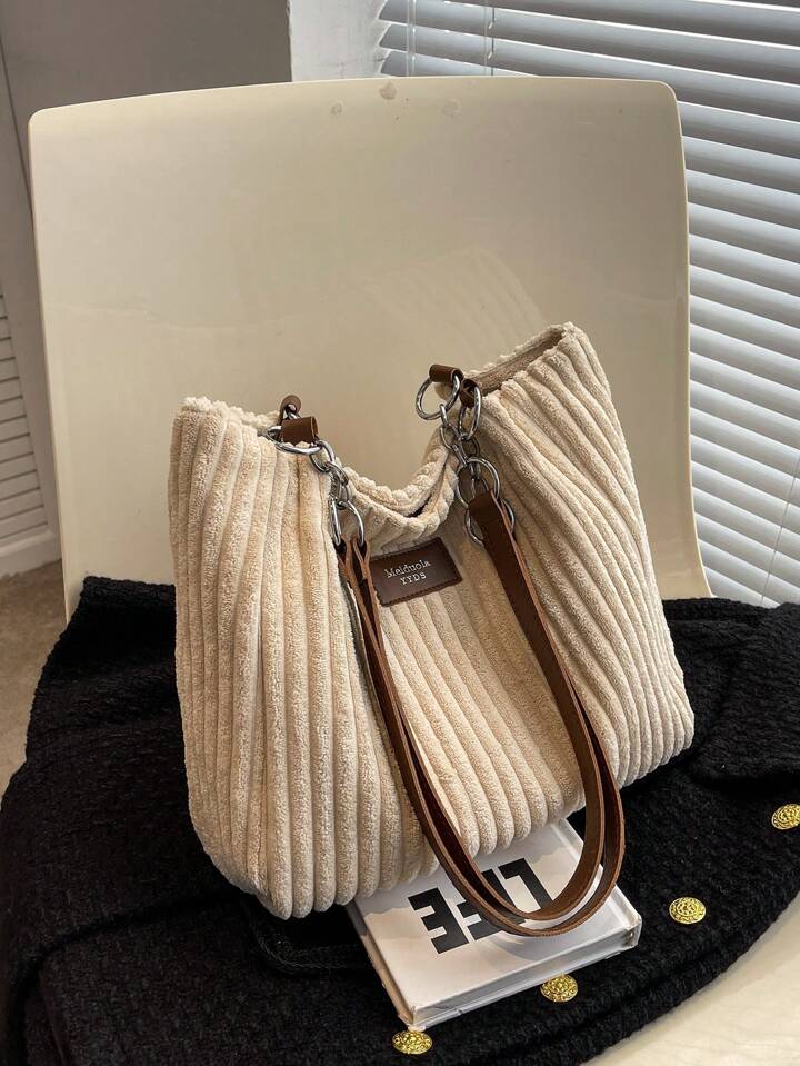 Retro Chic Carryall - Vintage Style Large Bag