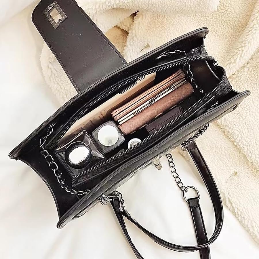 Diamond Chic Tote - Elegant Quilted Handbag
