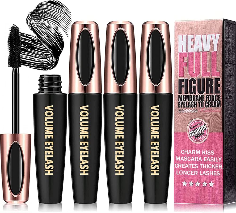 4D Silk Fiber Lash Mascara 4 Pack - Volume Set