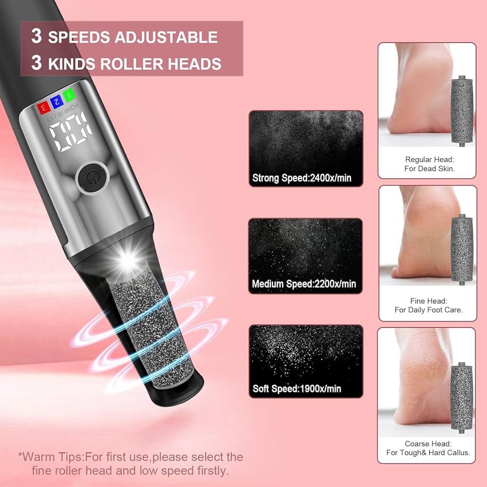 Rechargeable Foot Care Pro Kit - Complete Pedicure