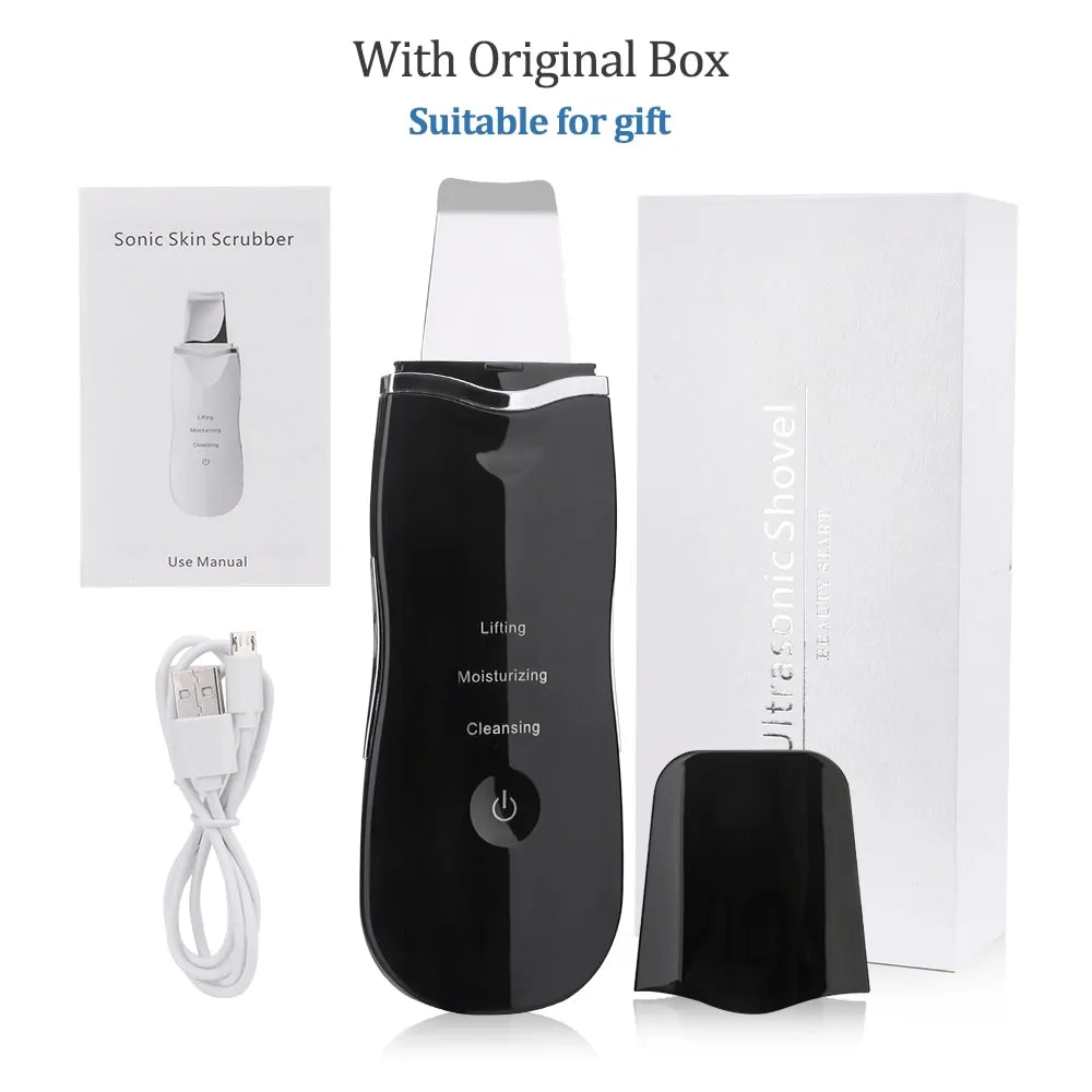 Ultrasonic Skin Scrubber - Deep Pore Cleansing