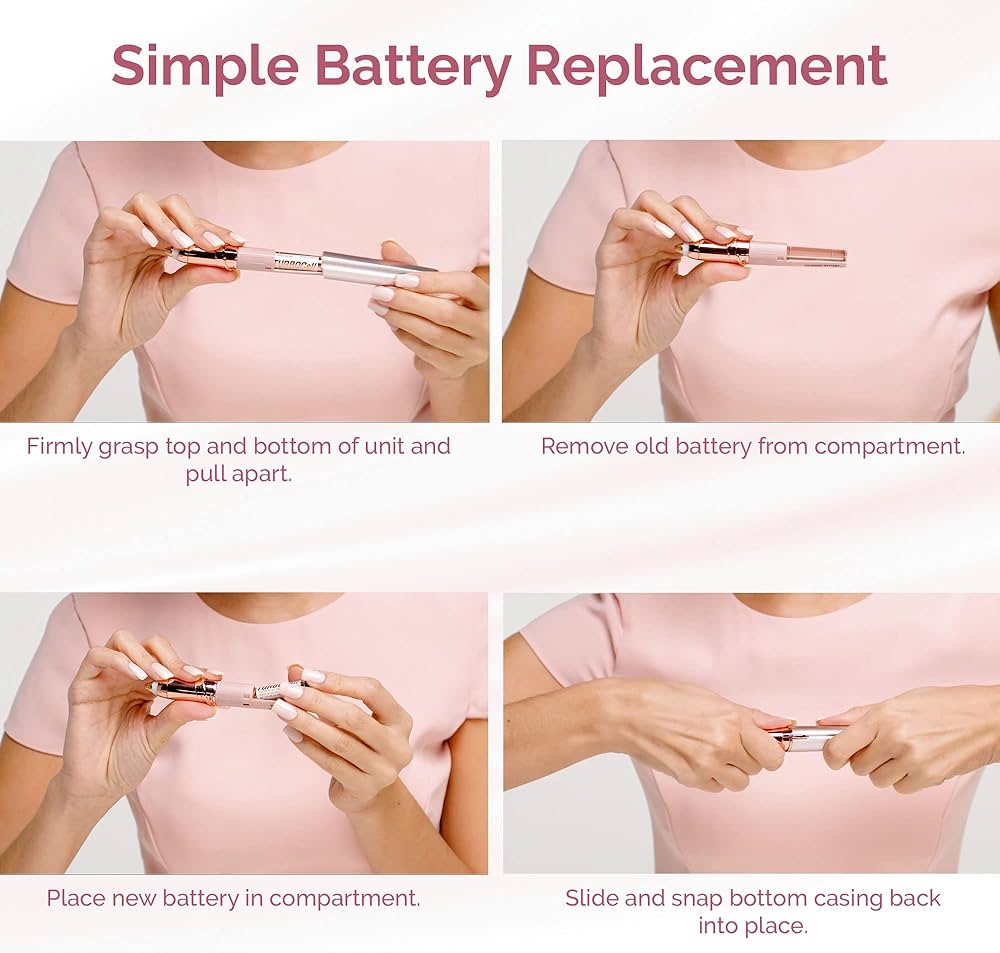 Painless Electric Facial Hair Remover Precision Eyebrow Trimmer