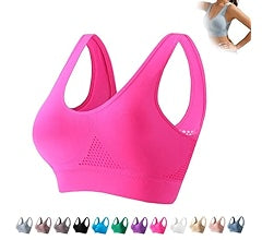 Seamless Wireless Sports Bra – Breathable Comfort