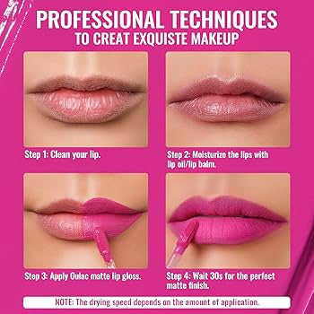 Matte Liquid Lipstick Pen – Dual Lip Gloss & Velvet Finish