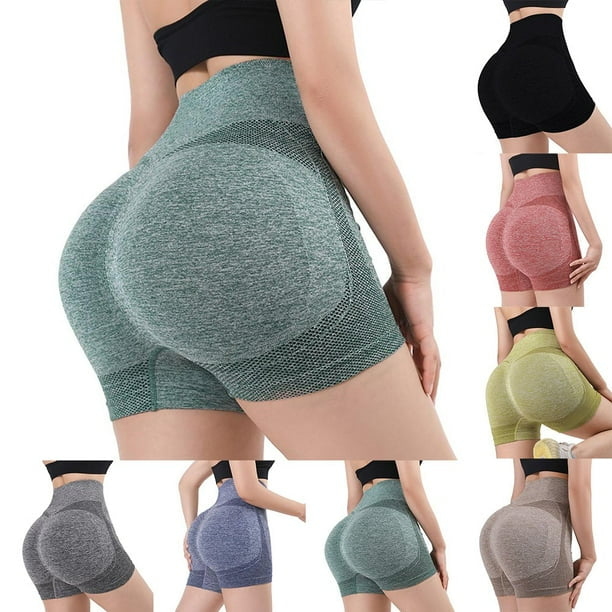 High-Waist Quick-Dry Yoga Shorts – Anti-Slip & Stretch