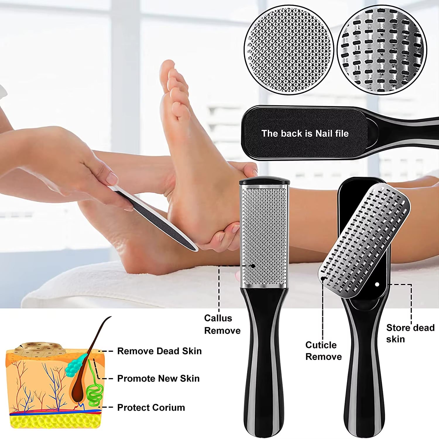 Electric Foot Callus Remover - Professional Pedicure