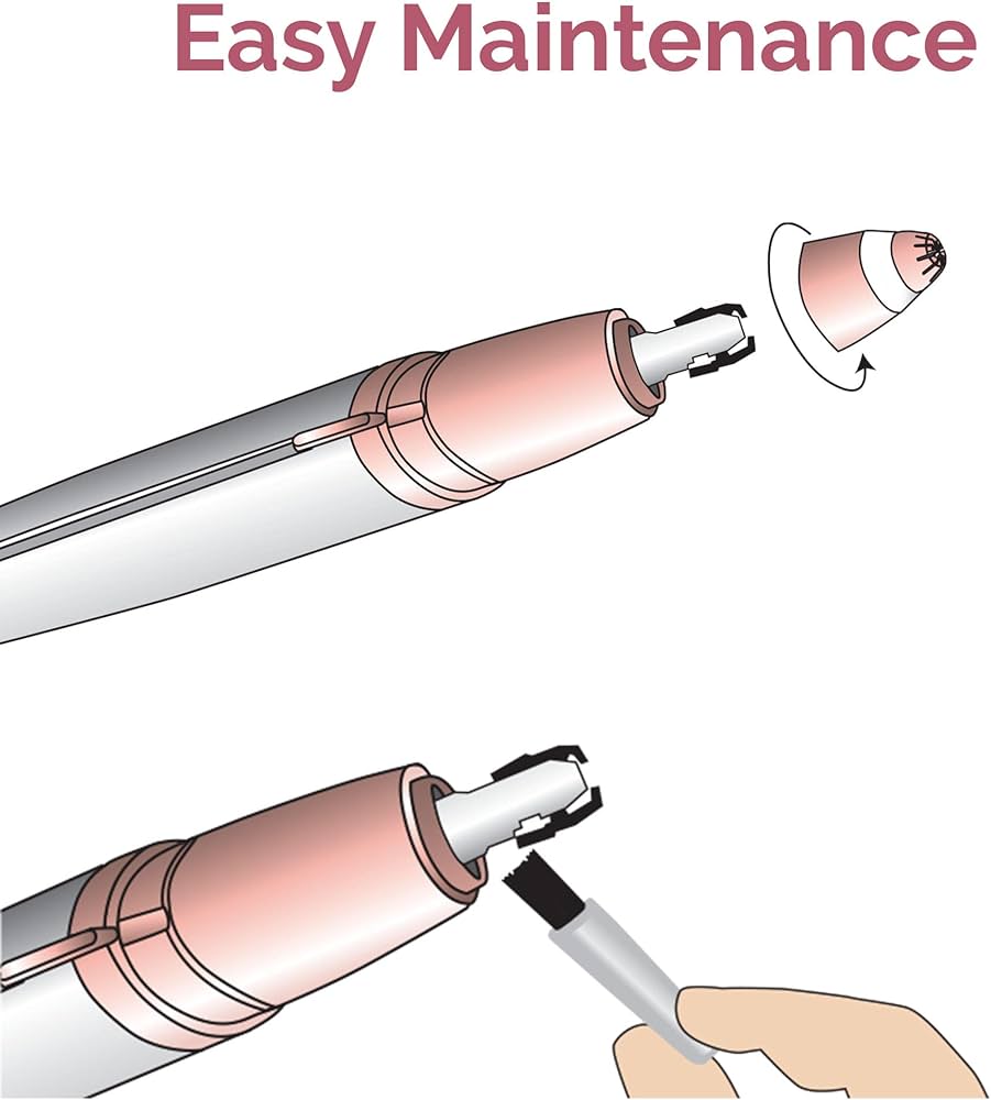 Painless Electric Facial Hair Remover Precision Eyebrow Trimmer