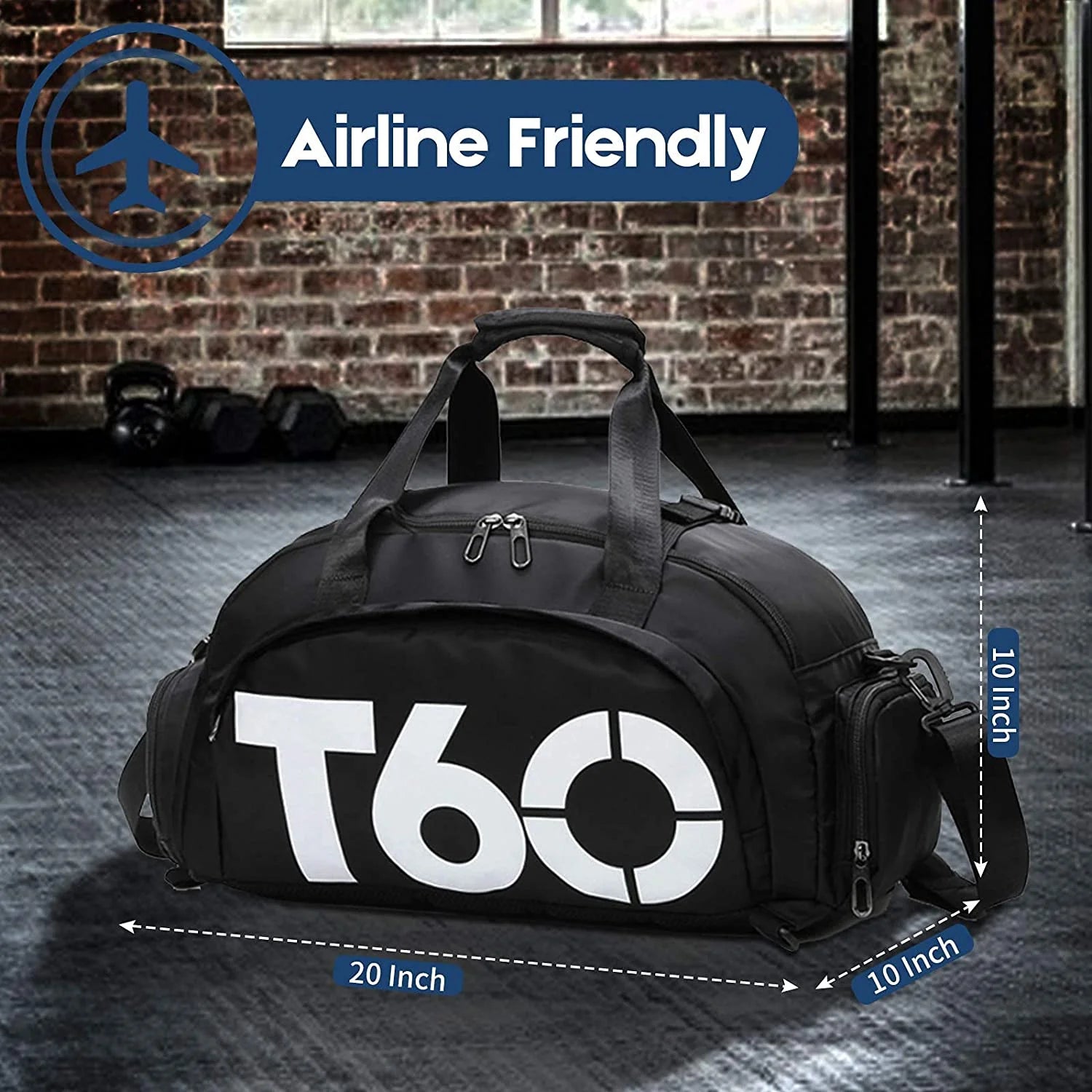 Versatile Fitness & Football Backpack – Durable & Spacious