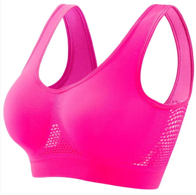 Seamless Wireless Sports Bra – Breathable Comfort