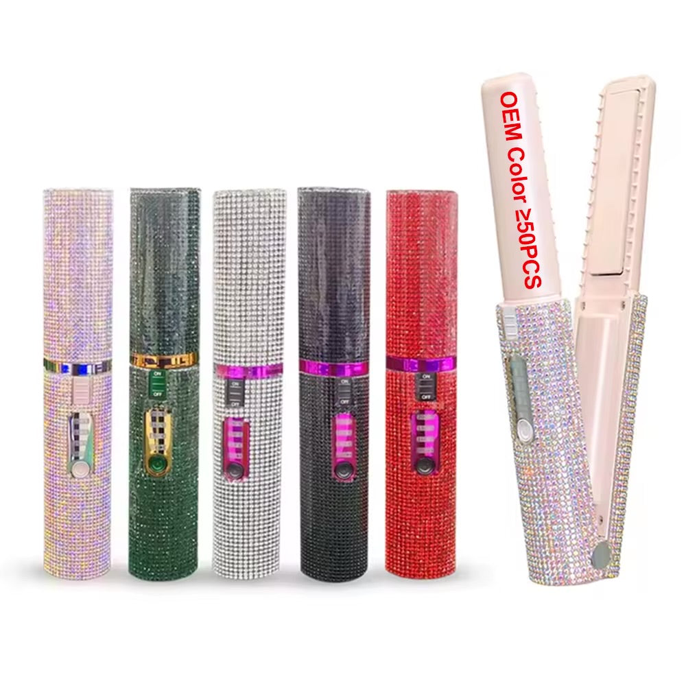 Wireless Automatic Hair Curler – Crystal Diamond Design