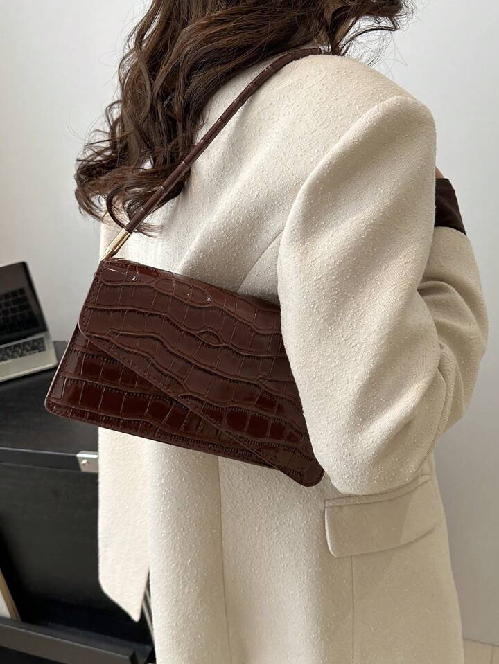 Luxury Croc Handbag - Premium Crocodile Pattern