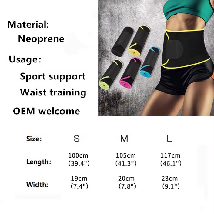 Sweat Belly Belt – Boost Sweat & Support Core During Workout