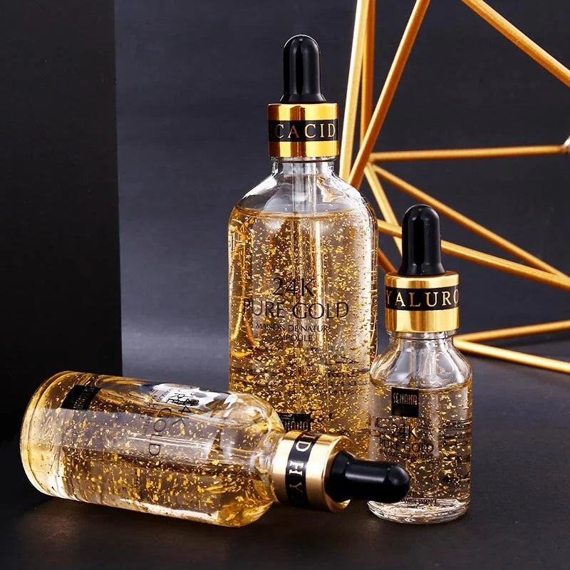 24K Gold Hyaluronic Serum Anti-Aging Face Hydration
