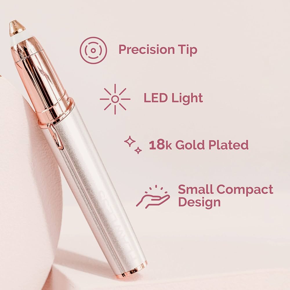 Painless Electric Facial Hair Remover Precision Eyebrow Trimmer