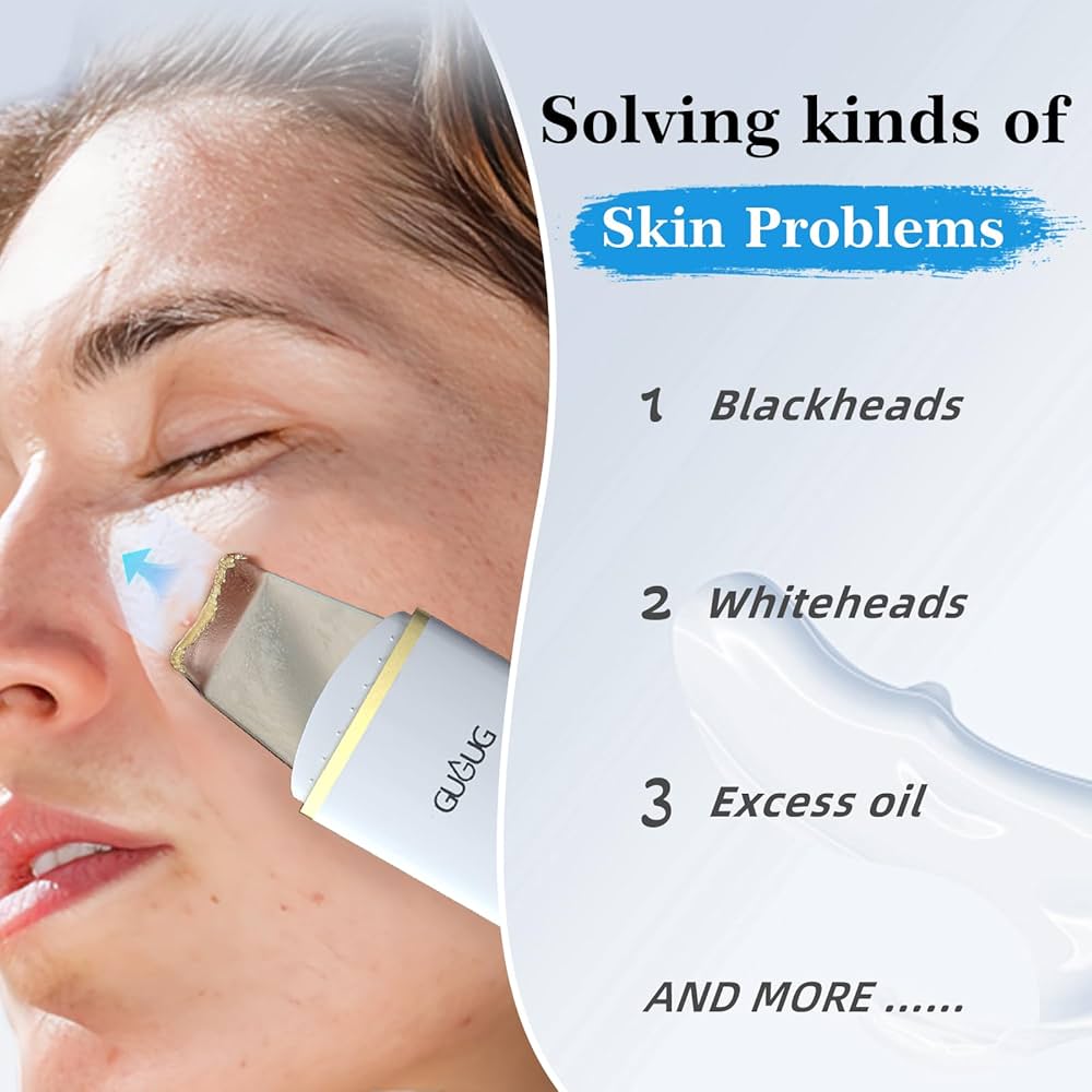 Ultrasonic Skin Scrubber - Deep Pore Cleansing