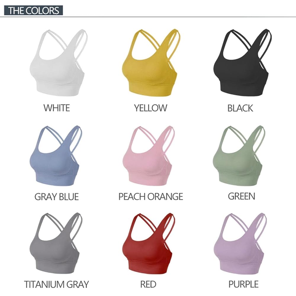 Cross-Back Supportive Yoga Bra – Stylish & Comfortable