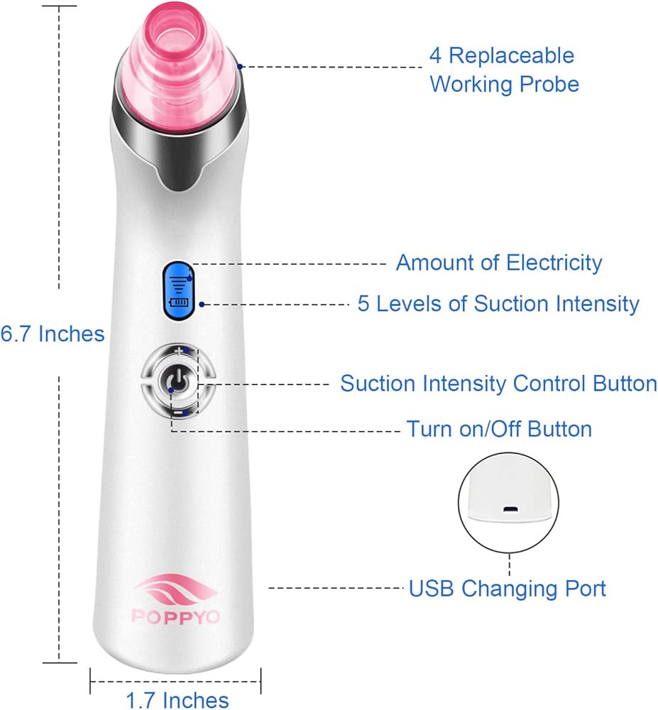 Pink Pore Perfection Vacuum - Blackhead Extractor