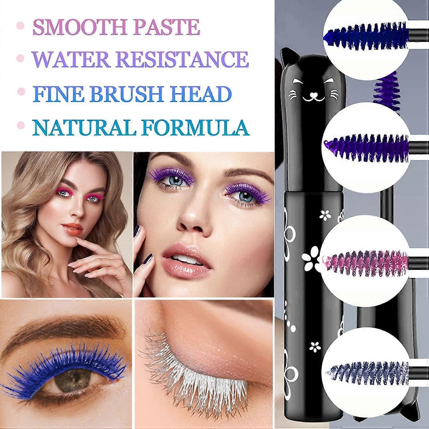 Waterproof Color Mascara Set – Long-Lasting, Bold & Quick-Dry