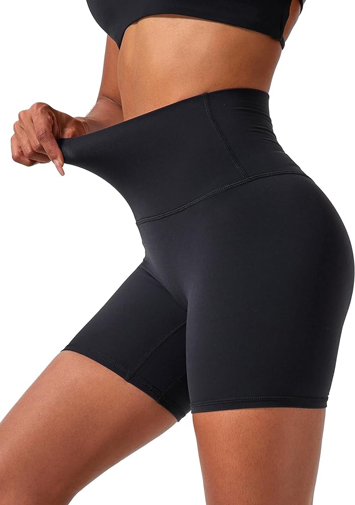 Women Yoga Shorts - High-Waisted Workout Activewear