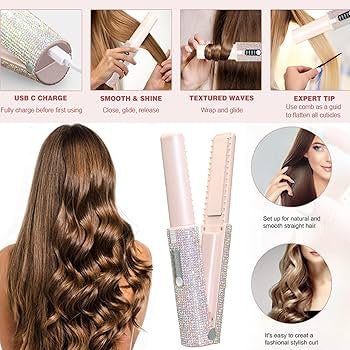 Wireless Automatic Hair Curler – Crystal Diamond Design