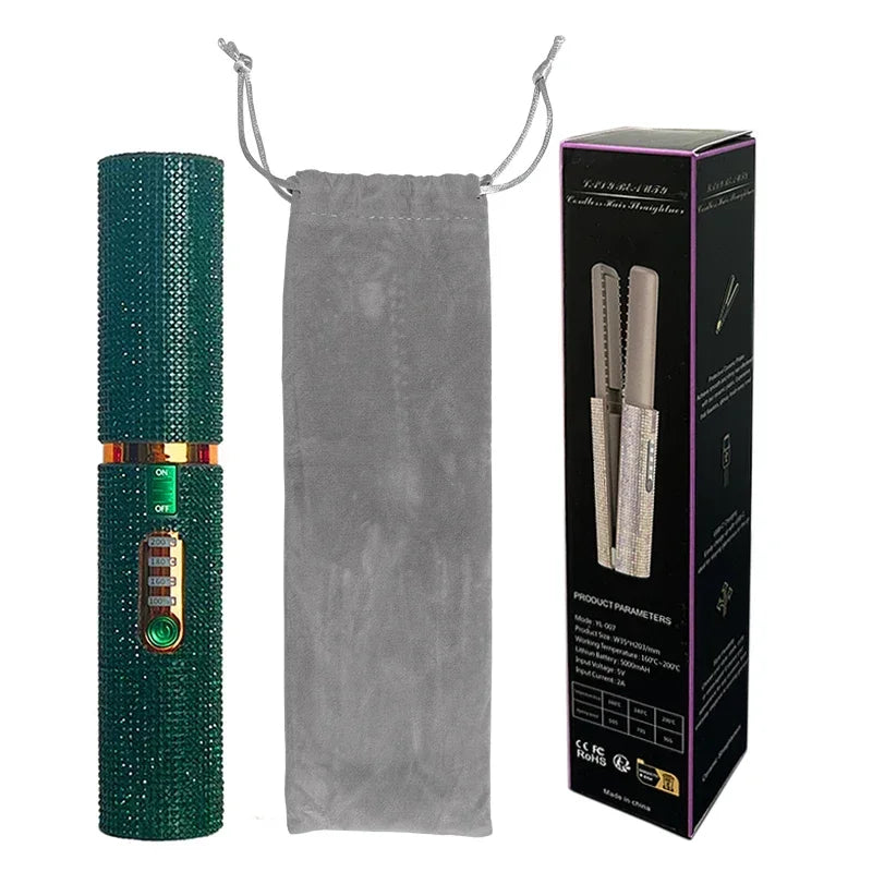 Wireless Automatic Hair Curler – Crystal Diamond Design