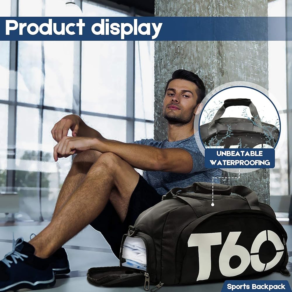 Versatile Fitness & Football Backpack – Durable & Spacious
