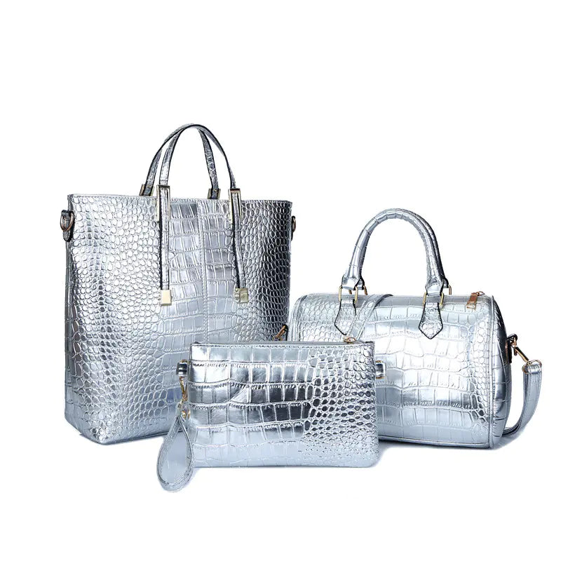 Triple Chic Set - 3-Piece Handbag Collection