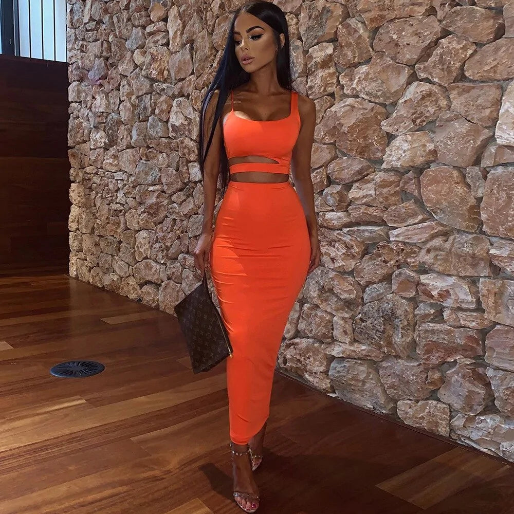 2-Piece Sexy Dress Set