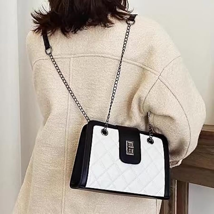 Diamond Chic Tote - Elegant Quilted Handbag