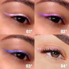 16 Colors Waterproof Glitter Eyeliner – Sparkling Makeup