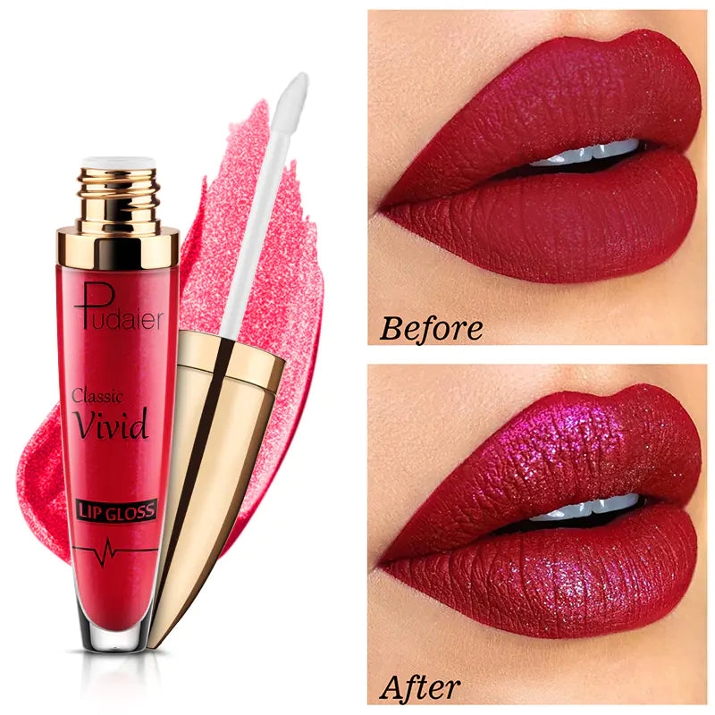 Matte Shimmer Glitter Liquid Lipstick - Sparkle Lips