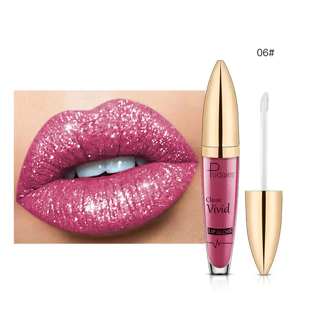 Matte Shimmer Glitter Liquid Lipstick - Sparkle Lips