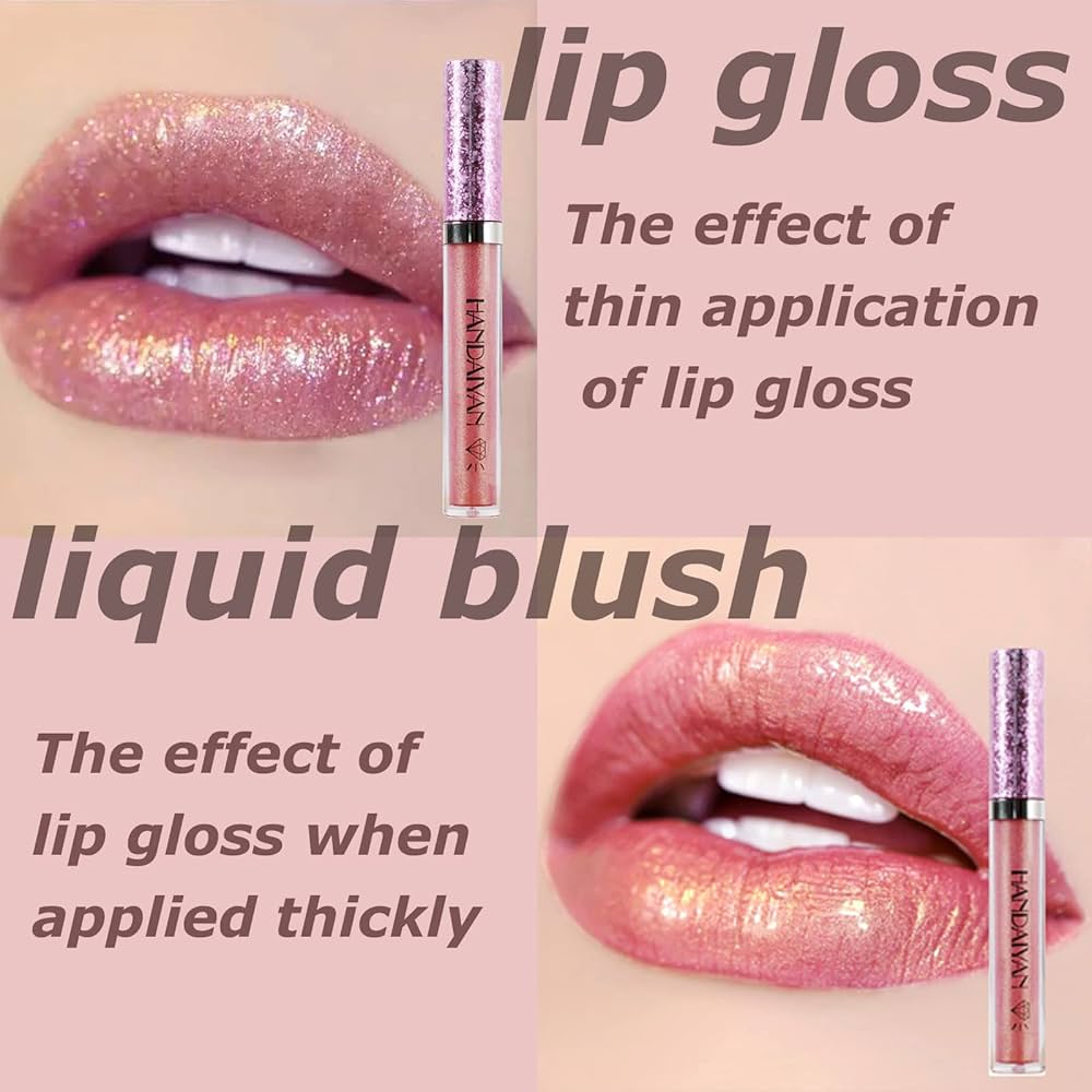 Glitter Liquid Lipstick - Shimmering and Long-lasting
