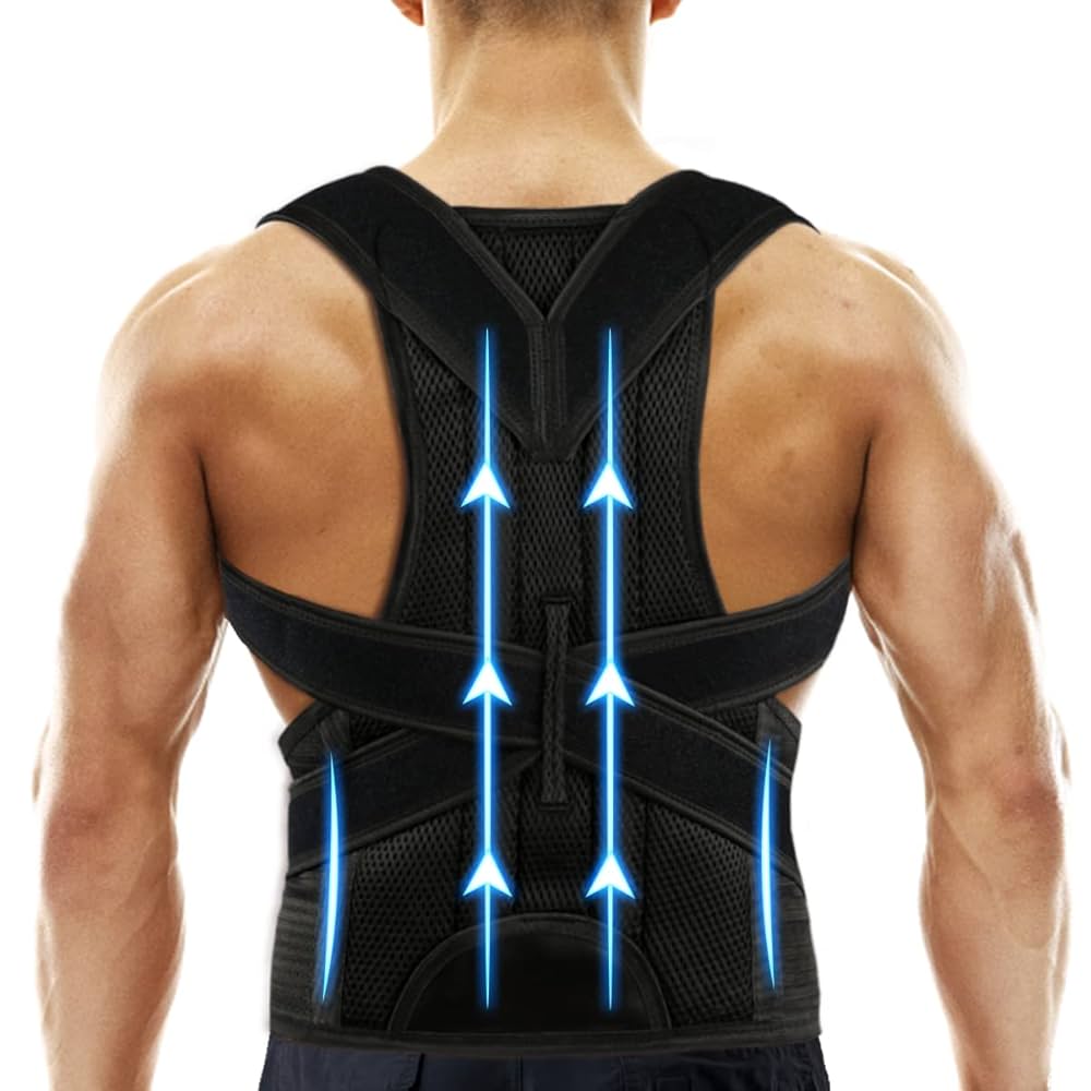 Adjustable Unisex Back Support Brace