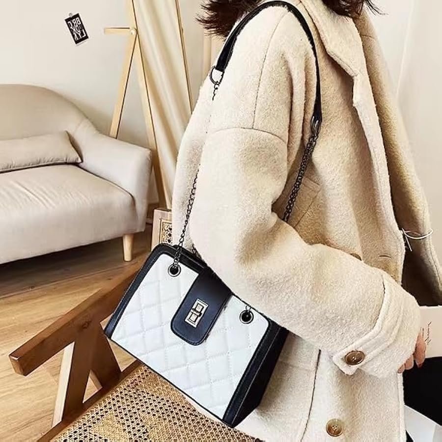 Diamond Chic Tote - Elegant Quilted Handbag