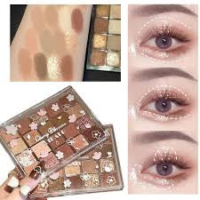 Sakura Bloom 20-Color Glitter Eyeshadow Set