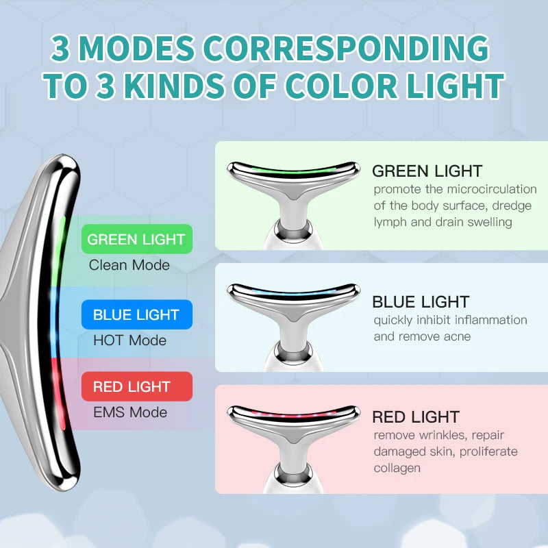 LED Neck Firming Device Anti-aging & Wrinkle Reduction