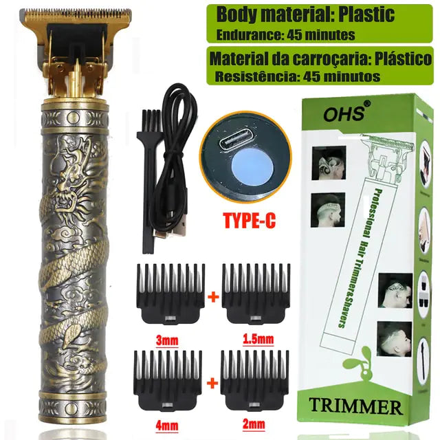 Dragon T9 Pro Wireless Hair Clippers - Professional