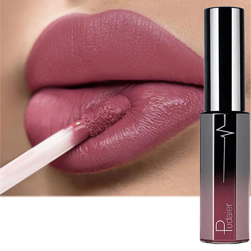 36-Color Matte Lipstick – Moisturizing & Long-Wear