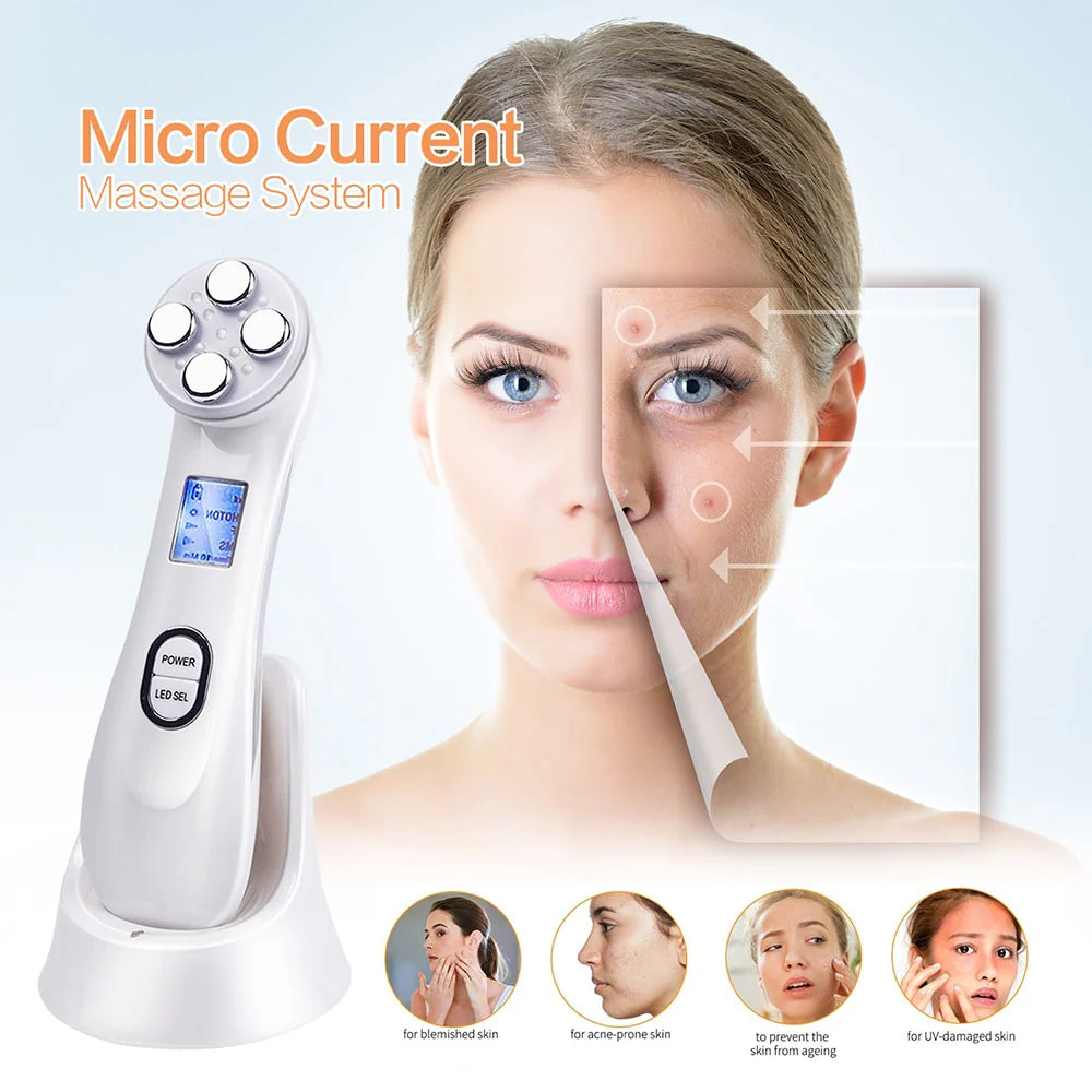 5-in-1 LED Skin Tightening Device