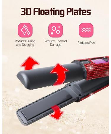 Wireless Automatic Hair Curler – Crystal Diamond Design