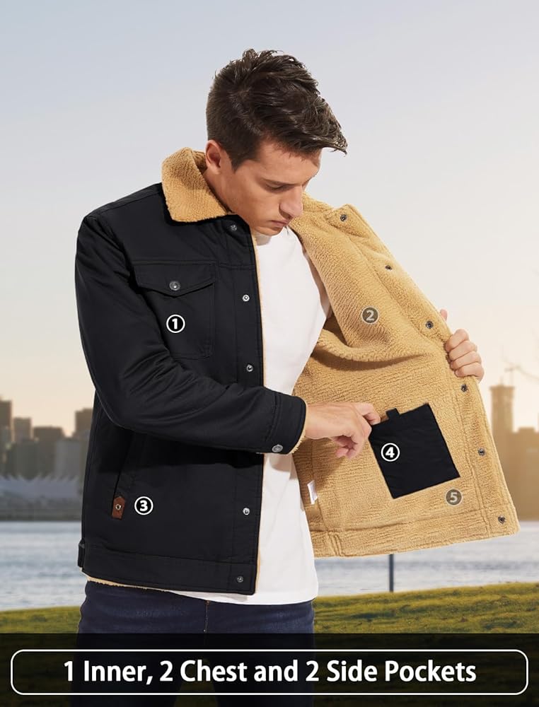 Lightweight Fleece Winter Jacket for Cozy Warmth