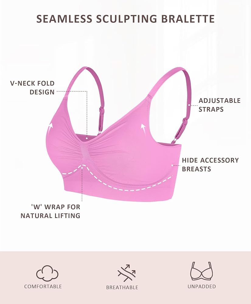 Seamless Plus Comfort Push-Up Bra - Support & Lift