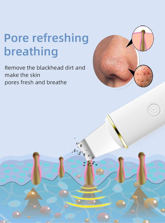 Ultrasonic Skin Scrubber - Deep Pore Cleansing