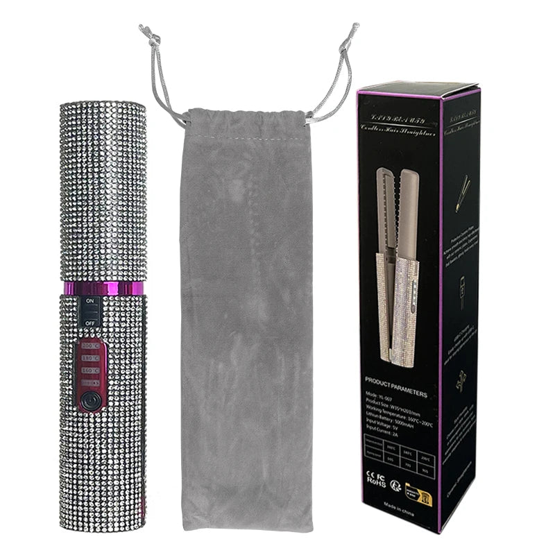 Wireless Automatic Hair Curler – Crystal Diamond Design