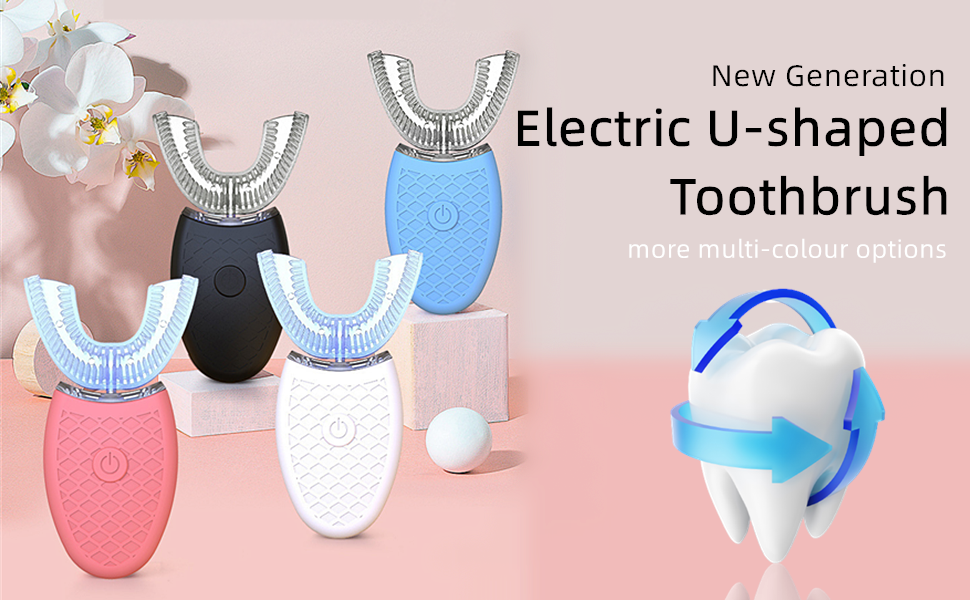 U-Shaped LED Teeth Whitener - Professional Whitening