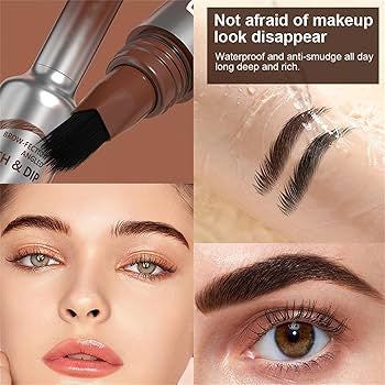 Long-Lasting Eyebrow Gel with Built-In Brus