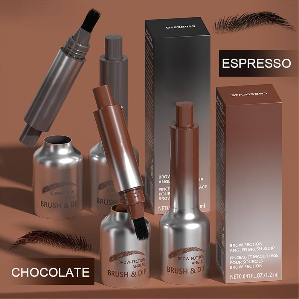 Long-Lasting Eyebrow Gel with Built-In Brus