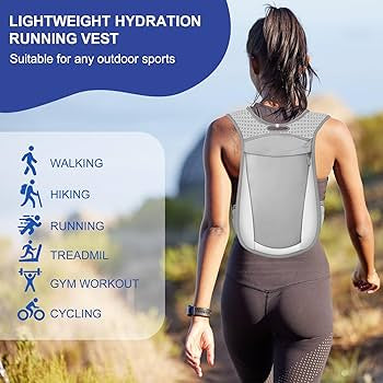 Reflective Sports Vest with Touchscreen Phone Pocket