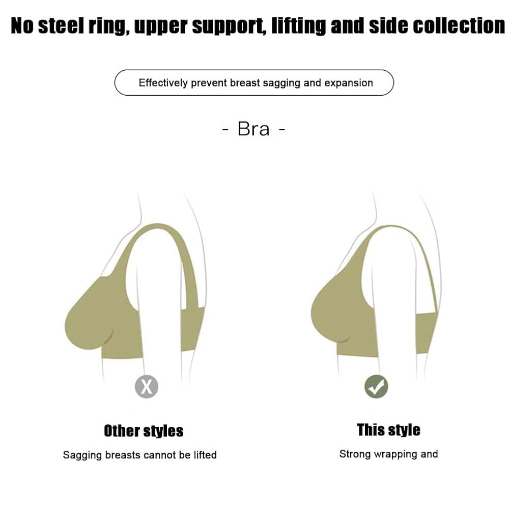 Seamless Wireless Sports Bra – Breathable Comfort